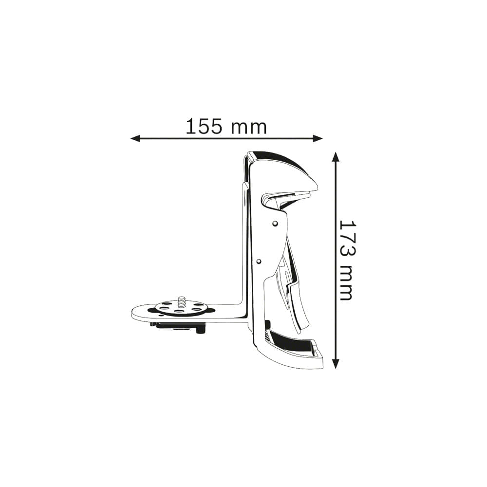 Soporte para niveles BM3 Bosch - inalambricosperu